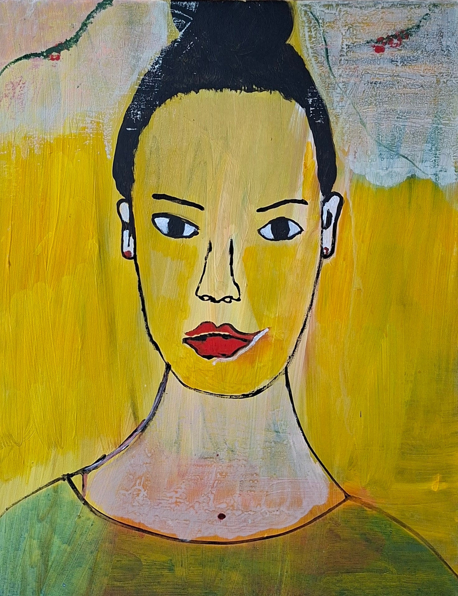 UNGEZÄHMT | Originalgemälde auf Leinwand, Acryl 50 × 60 cm · signiert
