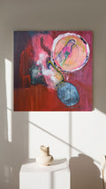 Birth into Being | Originalgemälde auf Leinwand, Acryl  60 × 60 cm · signiert