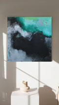 Was bleibt | Originalgemälde auf Leinwand, Acryl 80 × 80 cm · signiert