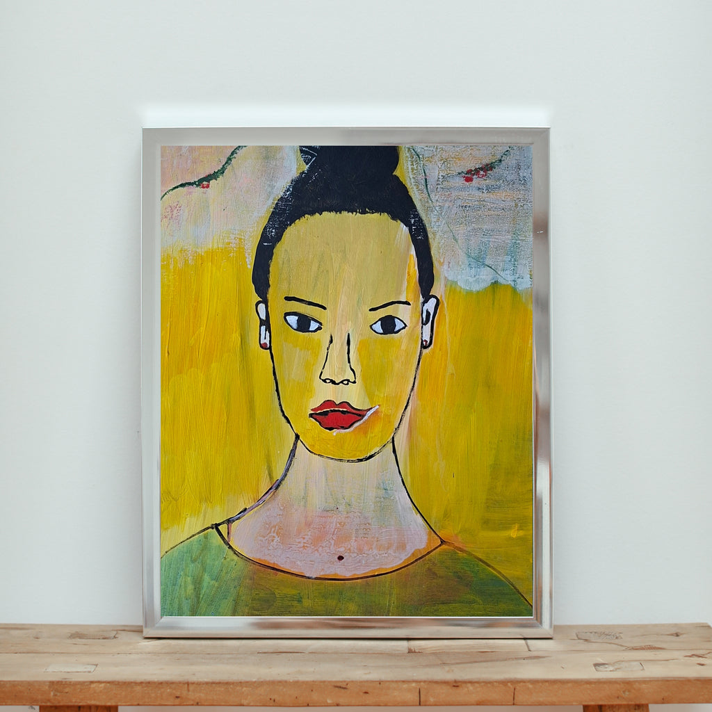 UNGEZÄHMT | Originalgemälde auf Leinwand, Acryl 50 × 60 cm · signiert